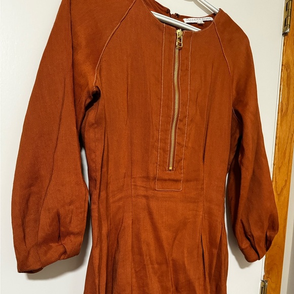Veronica Beard Claudia Dress Terracotta NWOT - Picture 3 of 8